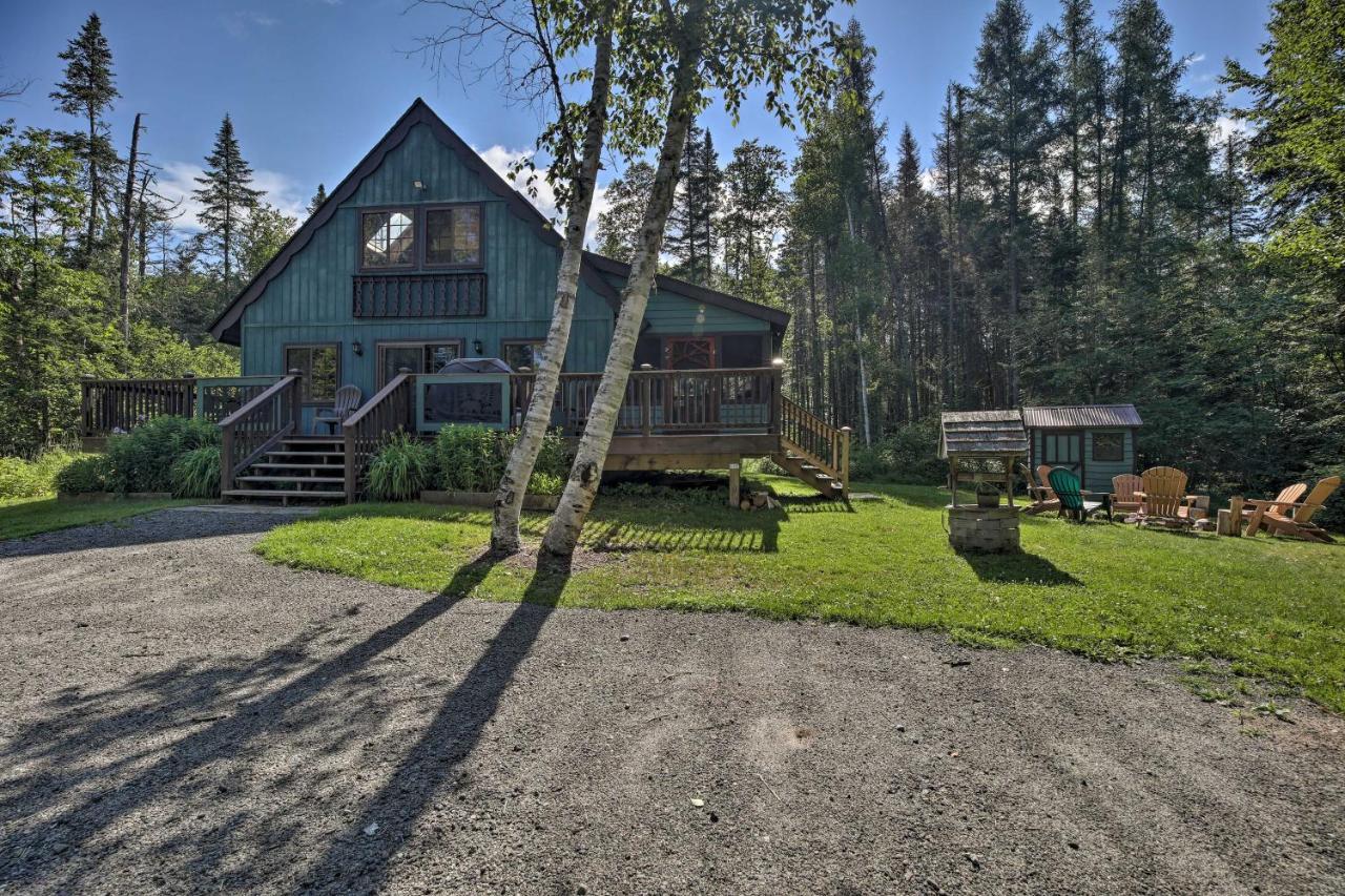 Lake Placid Chalet Deck And Forest Views! المظهر الخارجي الصورة